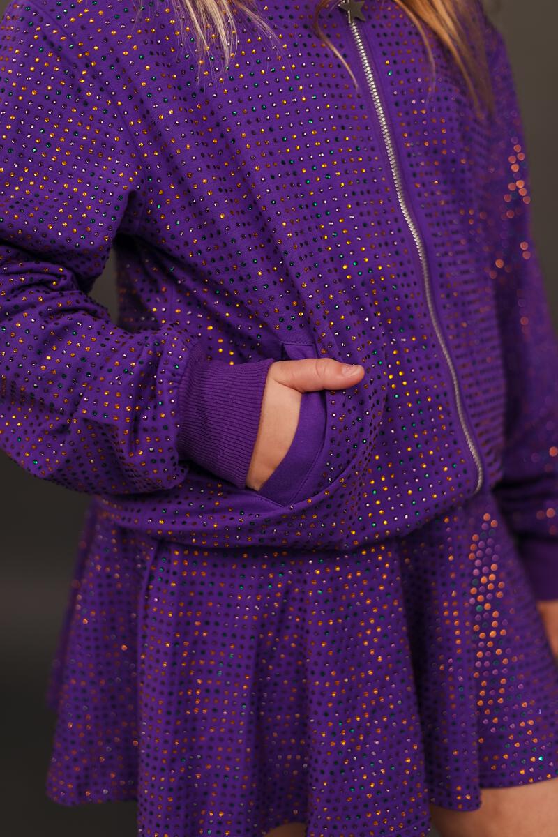 Mardi Gras Stone Skort