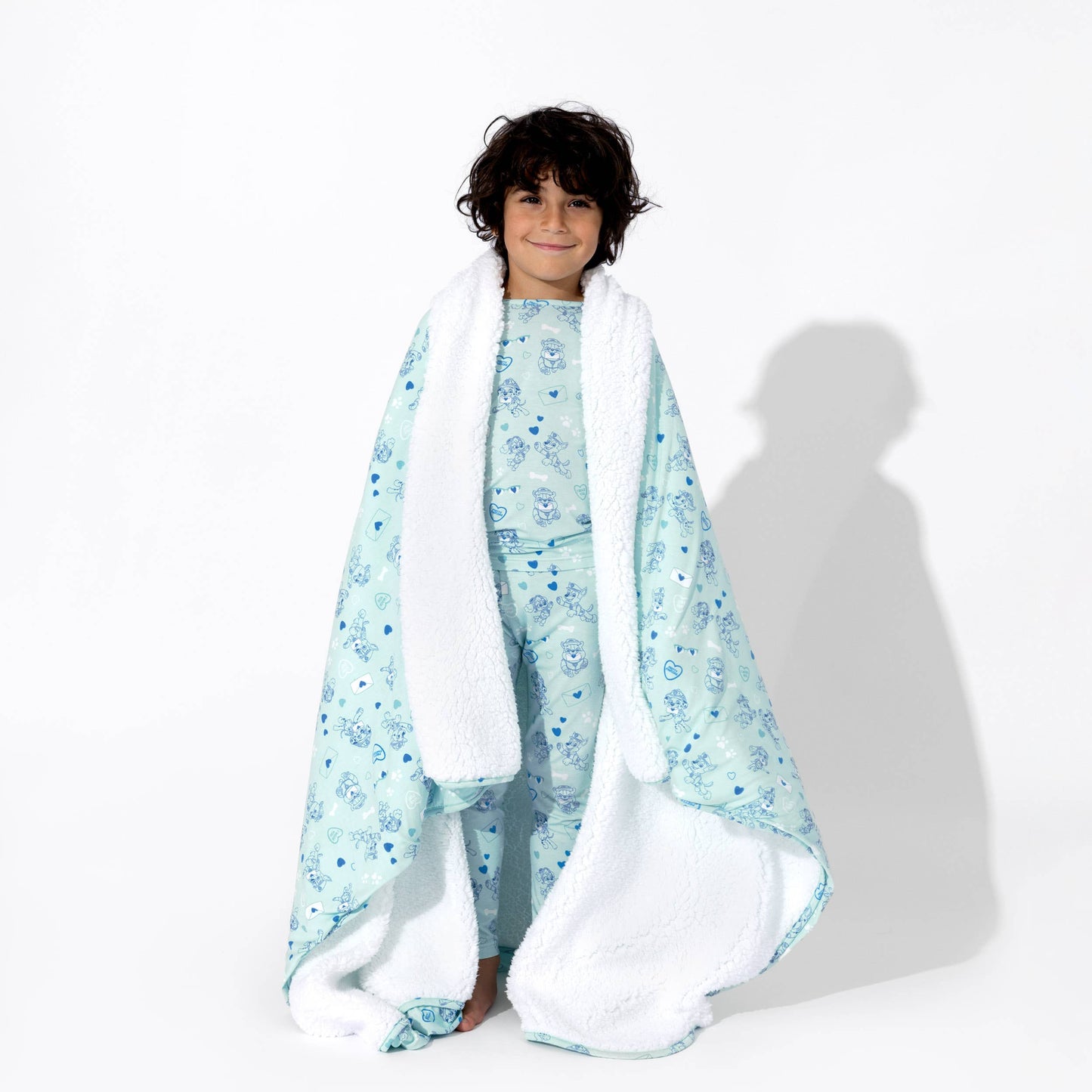 PAW Patrol Valentine Blue Kids Bamboo Pajamas