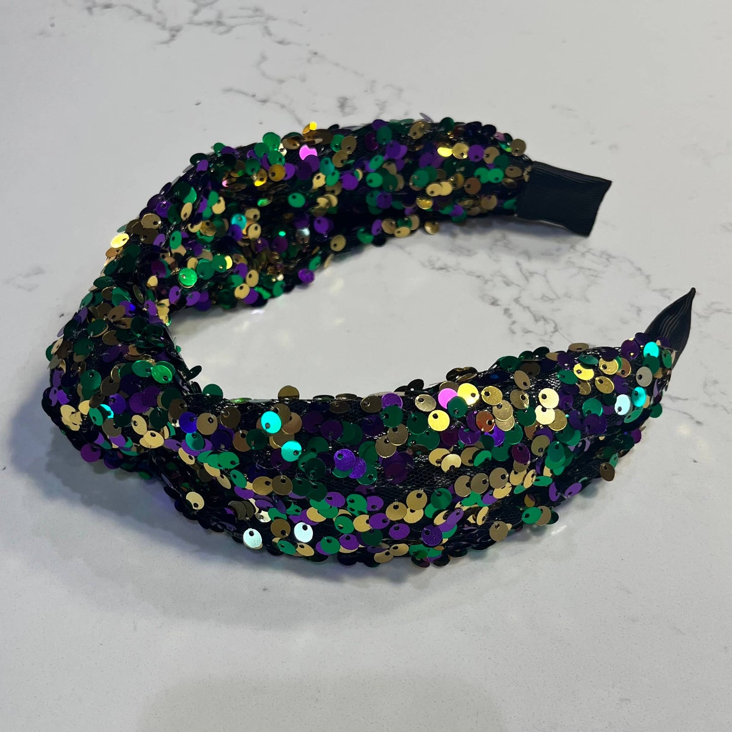 Youth Sequin Mardi Gras Confetti Headband