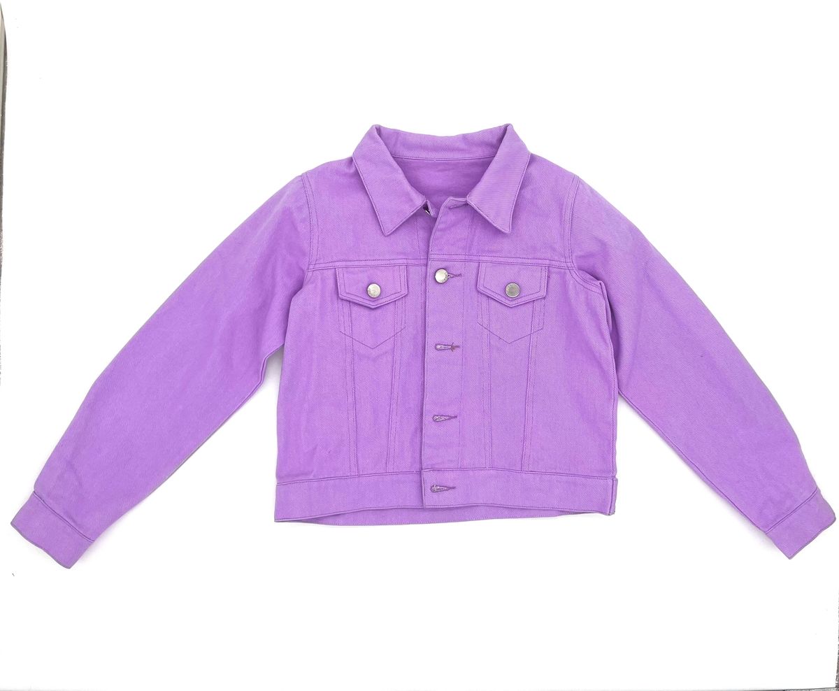 Mardi Gras Mirrorball Denim Jacket