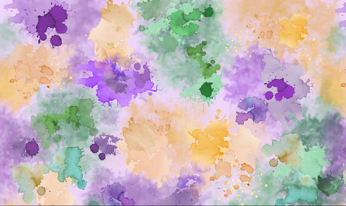 Ink Splat Double Zipper Bamboo Sleeper