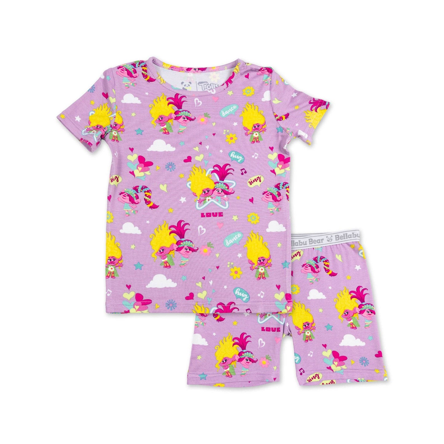 Trolls Valentine's Day Bamboo Short Set