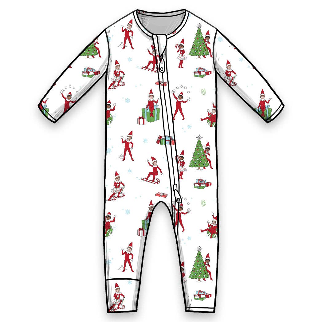 The Elf on the Shelf Bamboo Convertible Footie