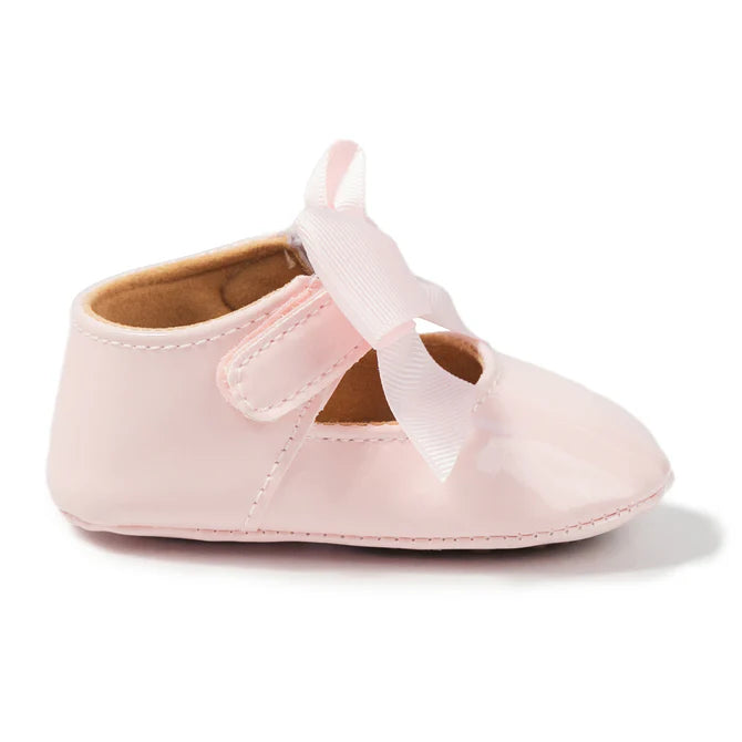 Light Pink Infant Bow Shoes