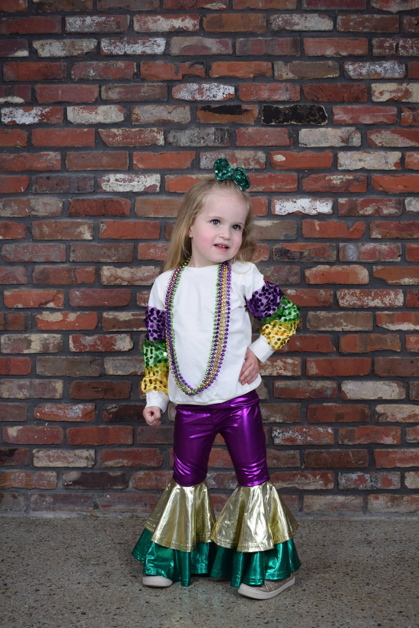 Mardi Gras Bell Leggings
