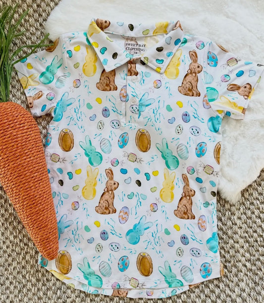 Easter Candy Bamboo Polo