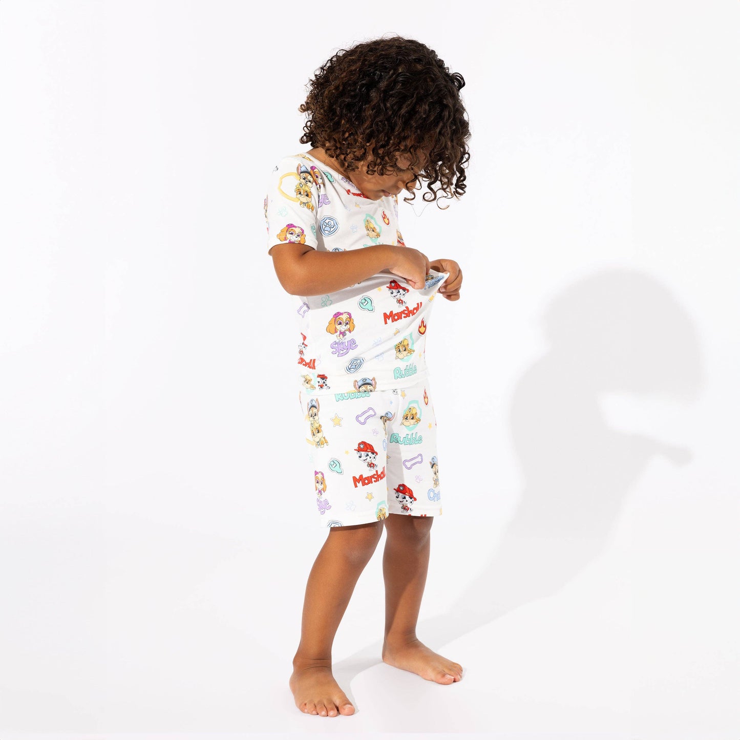 Playful Pups Bamboo Kids Pajama Short Set