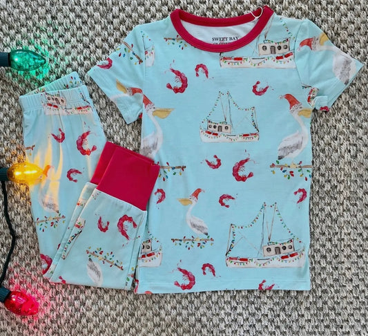 Shrimp Boat Christmas PJs