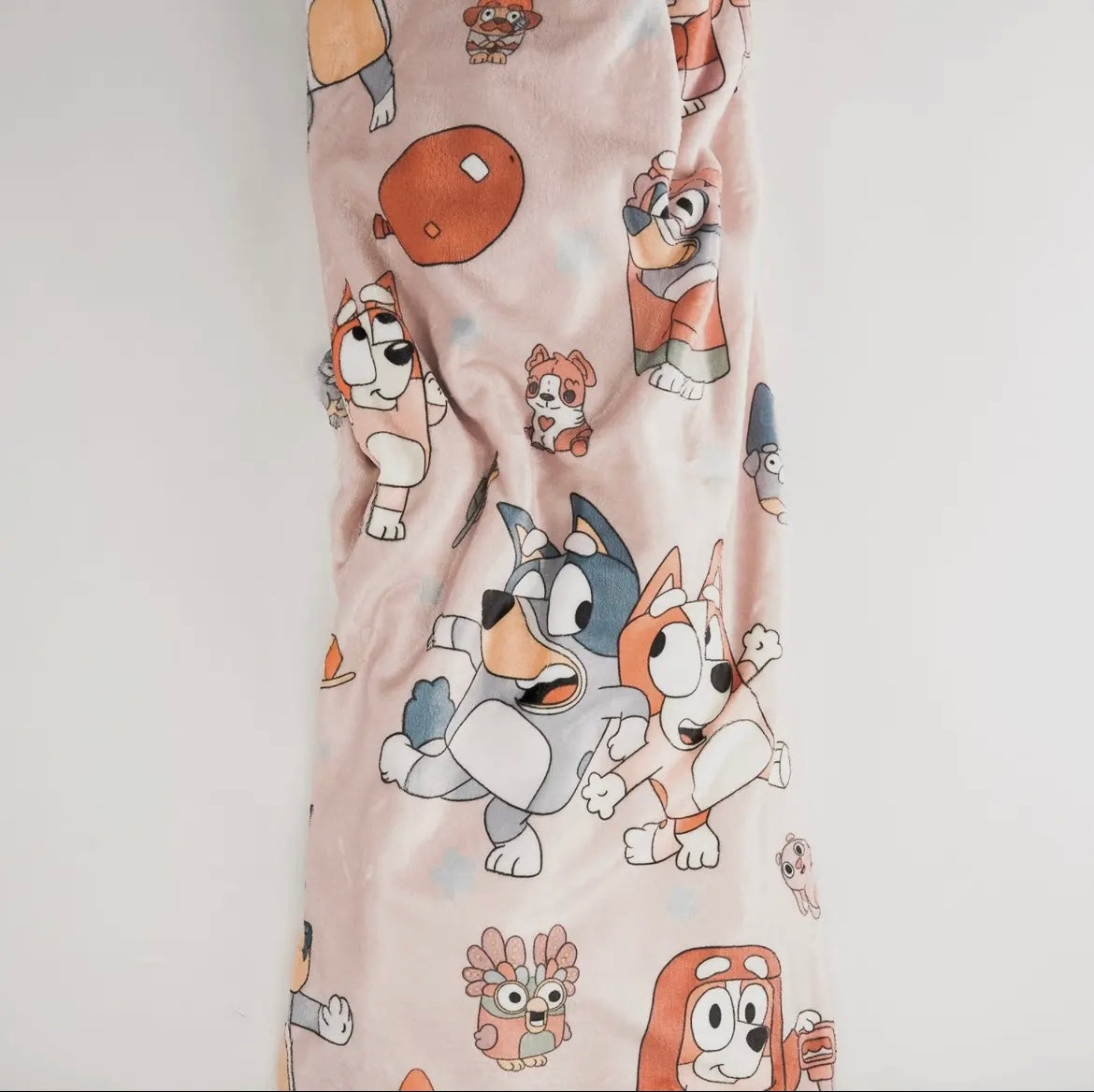 Blue Dog & Friends Plush Blanket