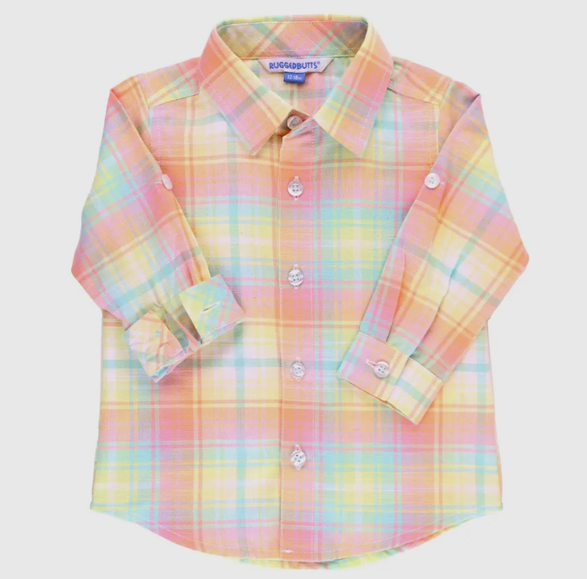 Pastel Plaid Button Down