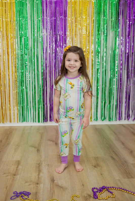 Mardi Gras Majorette Boots PJs