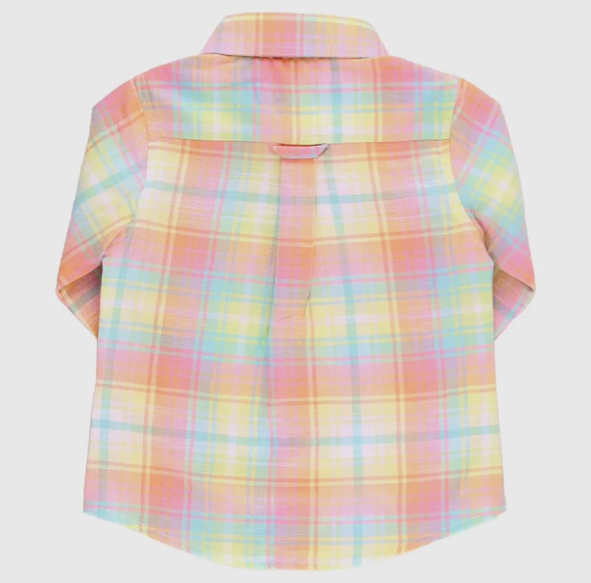 Pastel Plaid Button Down