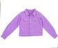 Mardi Gras Mirrorball Denim Jacket