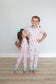 Pink Pumpkin Two Piece Pajama Set