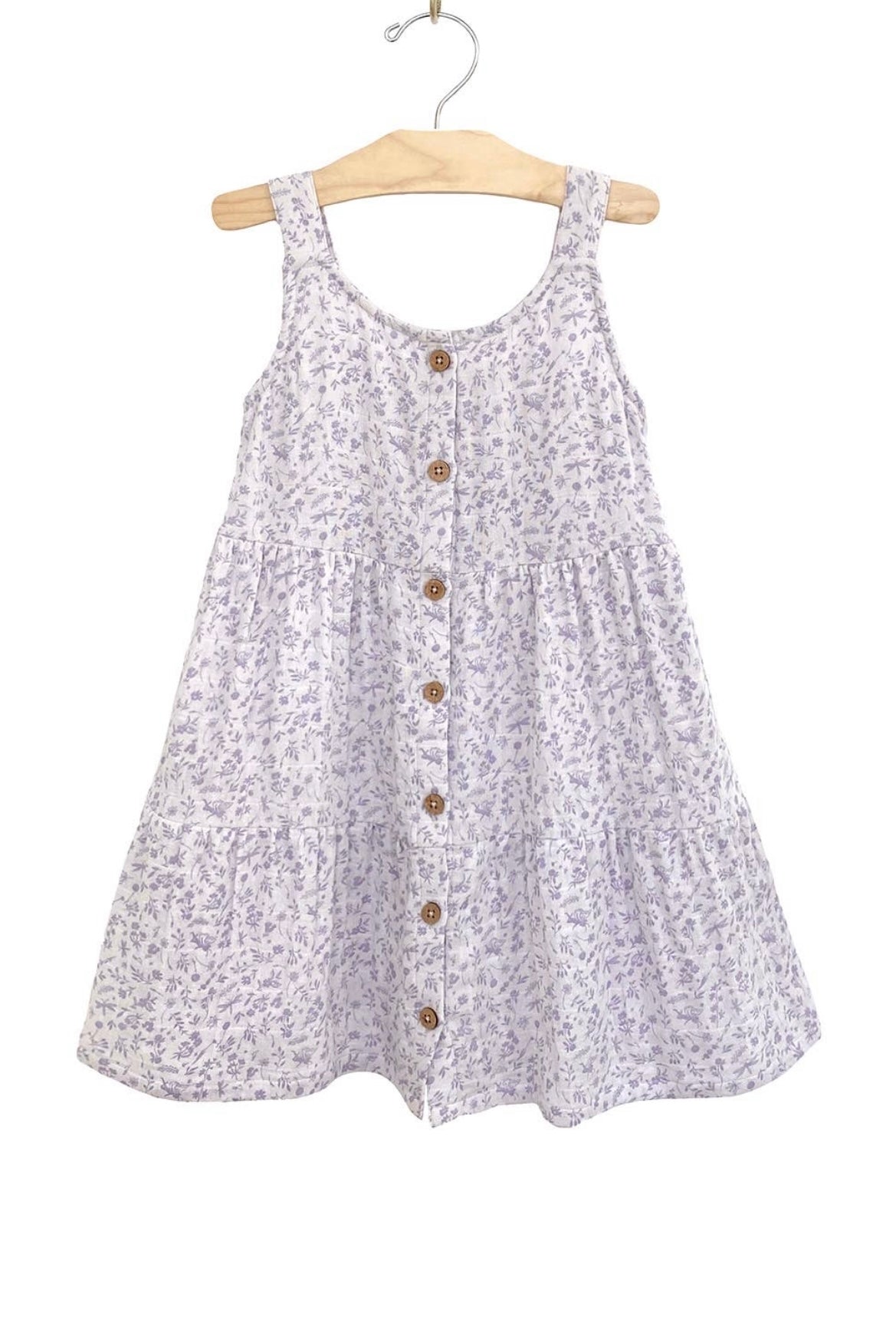 Violet Fairies Tiered Dress